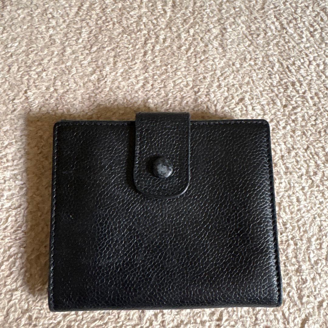 CHANEL ブラック 二つ折り財布 CCロゴの通販はau PAY マーケット