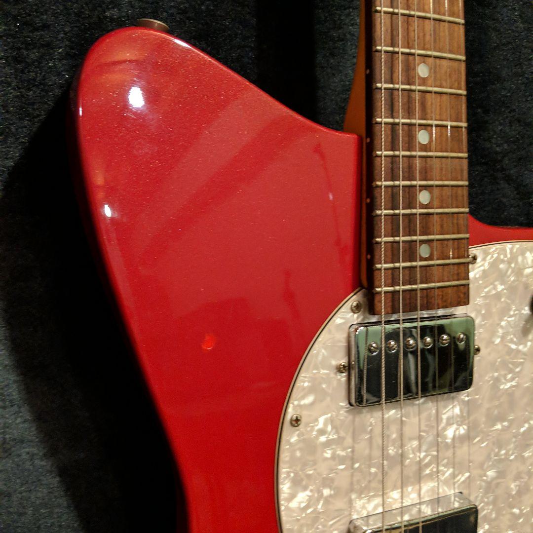 Burny H-65 エレキギター レッド シャチ