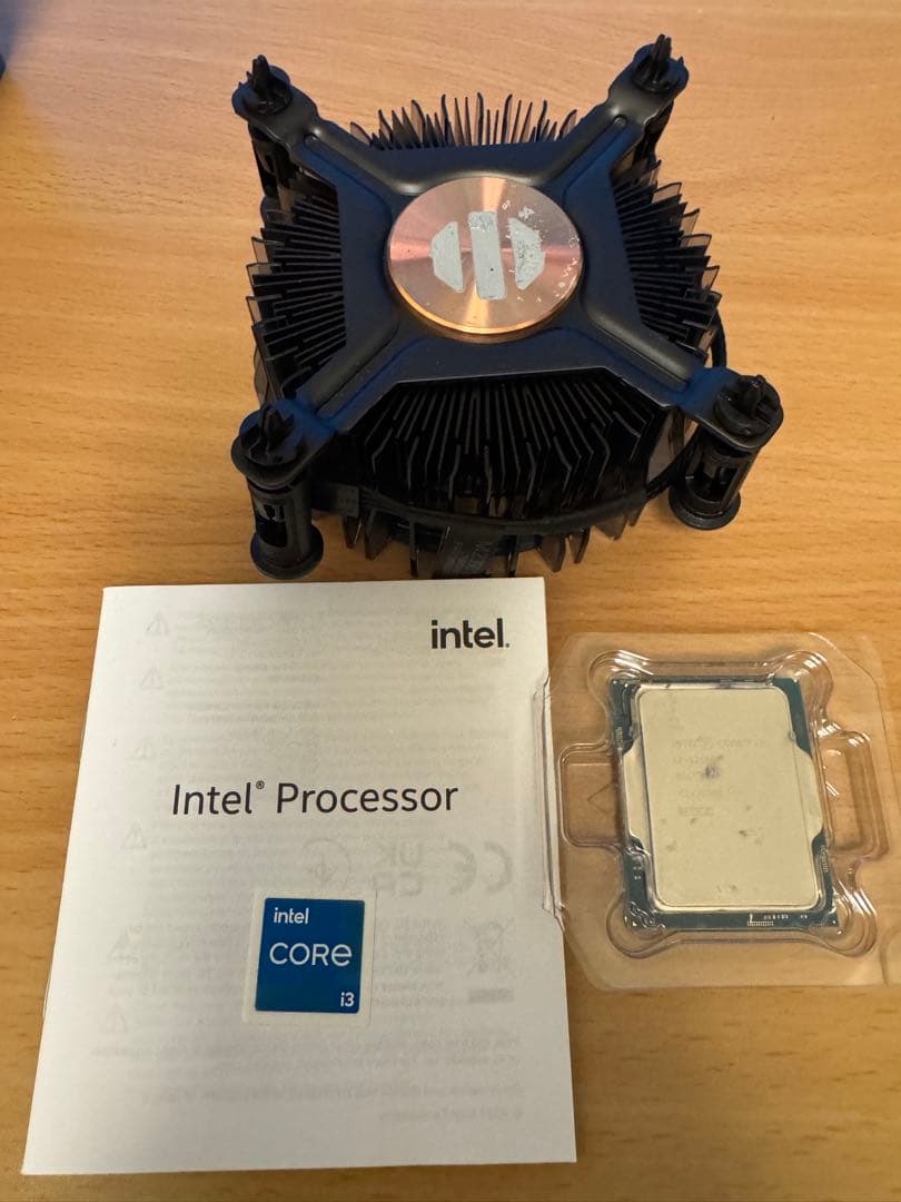 Intel Core i3 12100F CPU + クーラーセット