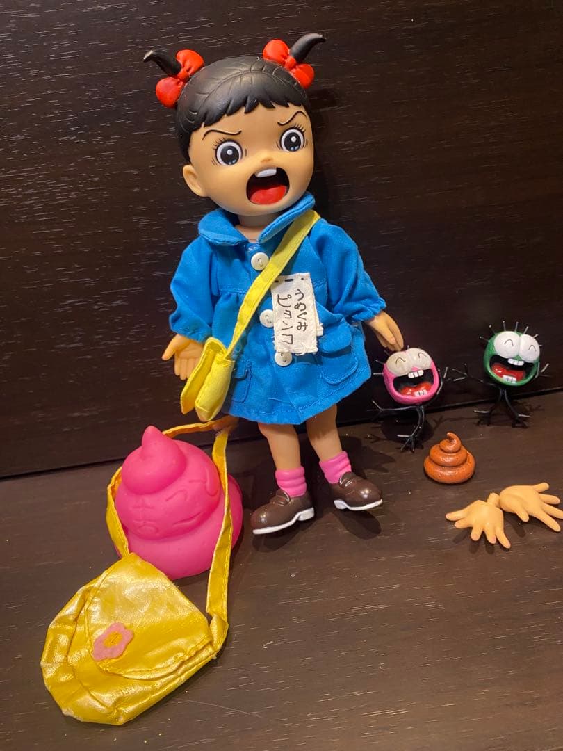 楳図かずお】変身まことちゃん フィギュア人形 ピョンコちゃん園児Ver