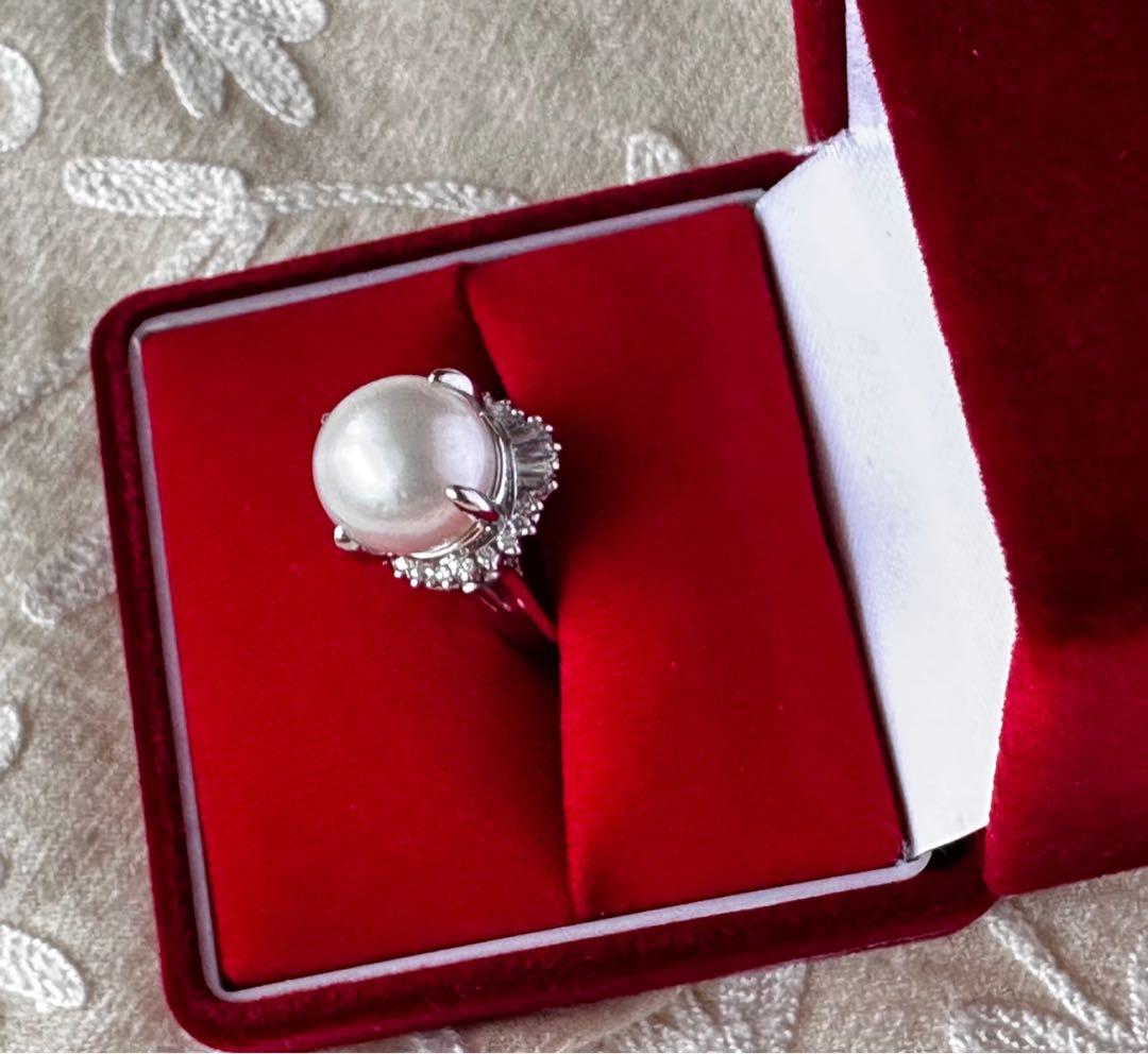 ご成約です出品取り消し前セール！白蝶真珠 プラチナ 鑑別書