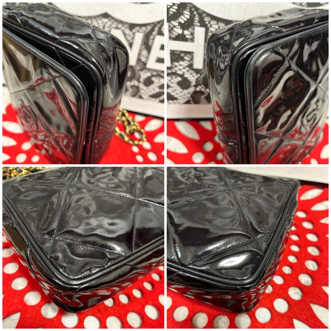 シャネル CHANEL マトラッセ チェーンショルダー ブラック G078