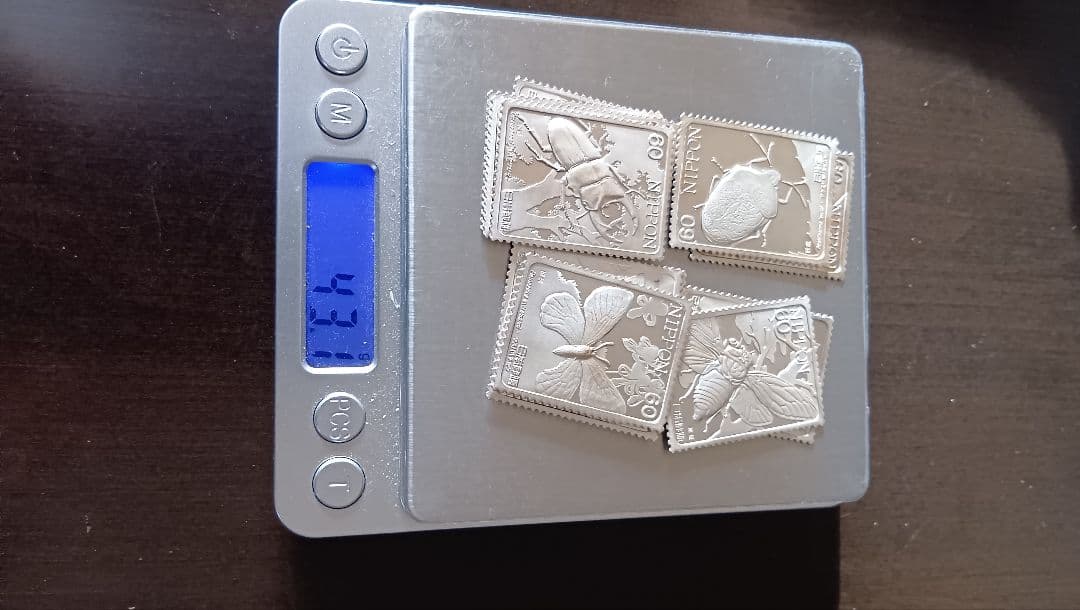 松本徽章工業 純銀 特別郵趣 昆虫シリーズ