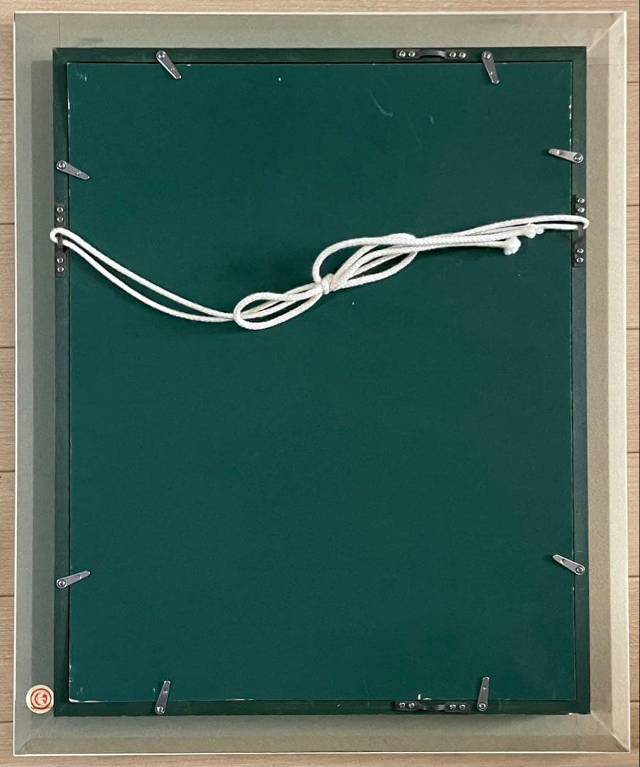 思川　松原功　油彩　コスモス　花瓶　直筆サイン　裏書有り　w661