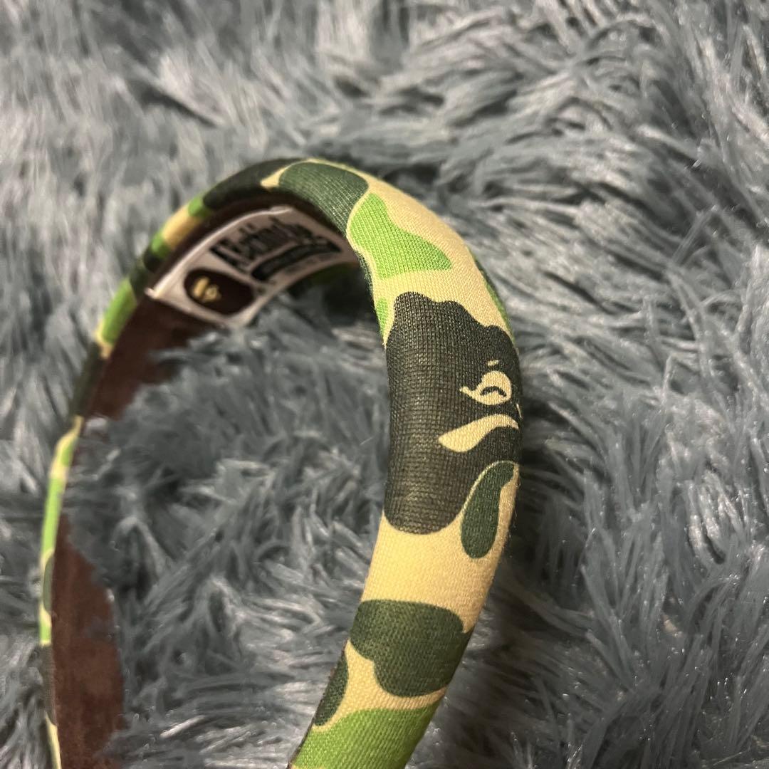 希少】アベイシングエイプ A Bathing Ape APE 迷彩 ヘアバンド