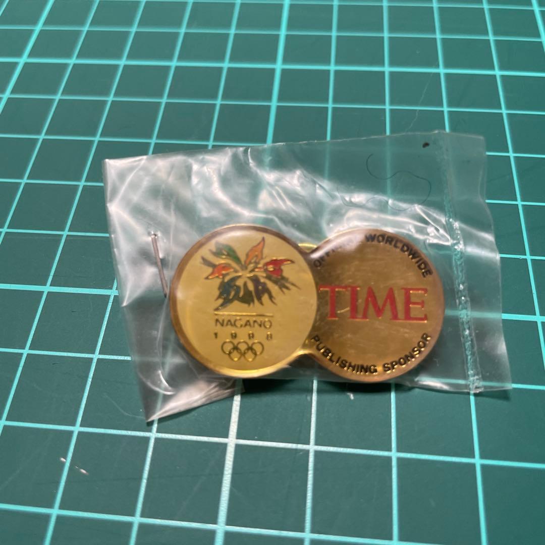 長野オリンピック ピンバッジ TIME - メルカリ