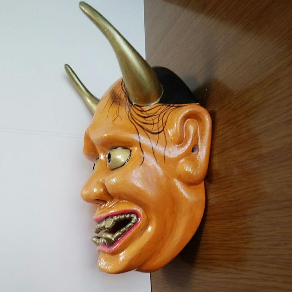 能面 般若 木彫品