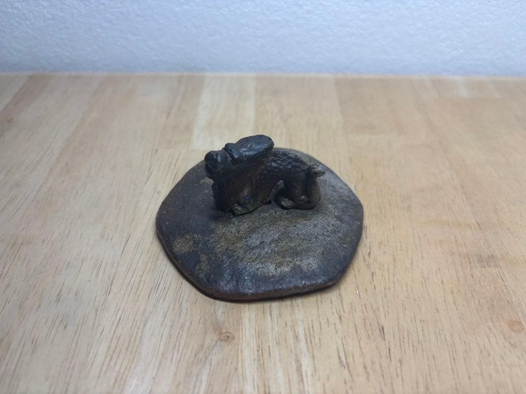 59.備前焼 宝瓶 登り窯 龍 りゅう 六角 手びねり 急須