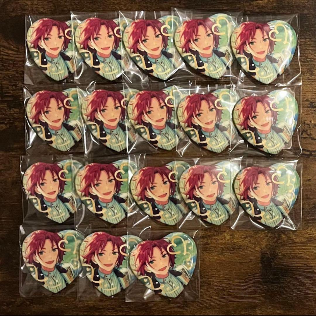 あんスタ ホワイトデー ハート缶バッジ 衣更真緒 18点セット