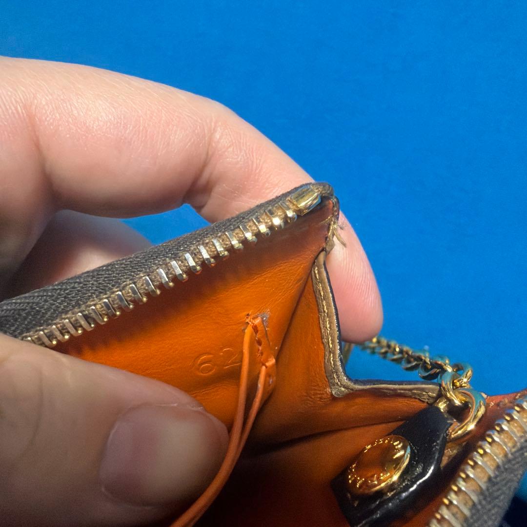 PRADA ブラックレザー ケース キーリング　フラグメントケース