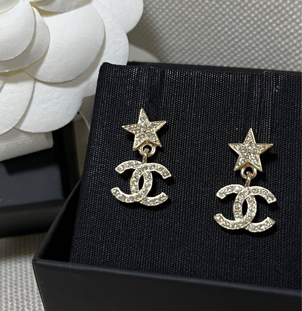 CHANELシャネルブローチ3点イヤリング1点セット星スター