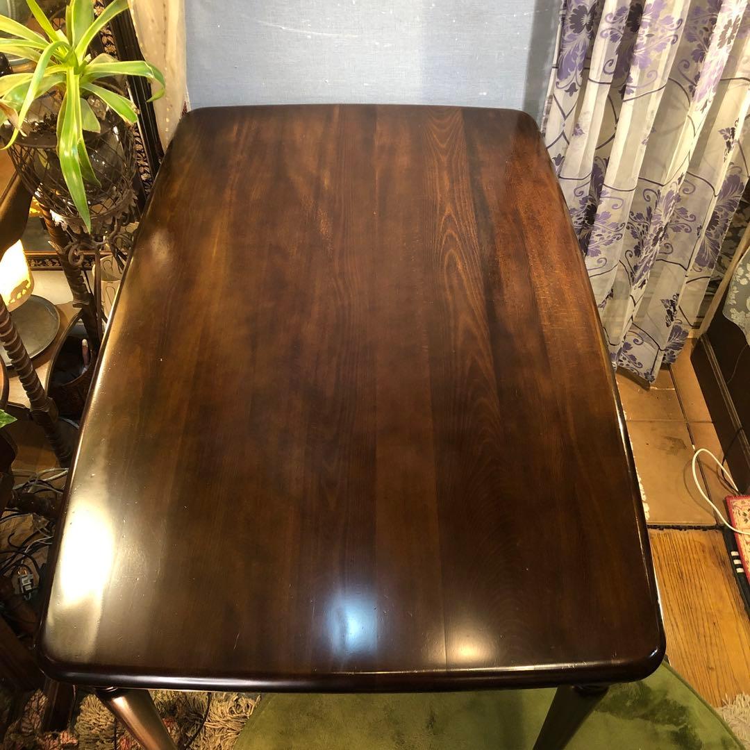 オールドヴィンテージ 柏木工 スピンドルレッグ　ダイニングテーブル