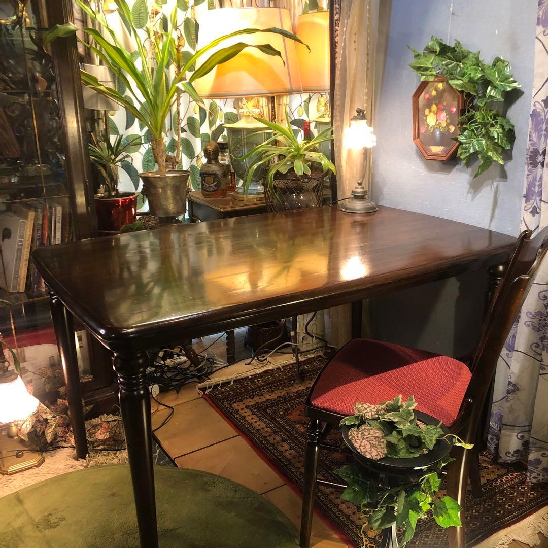 オールドヴィンテージ 柏木工 スピンドルレッグ　ダイニングテーブル