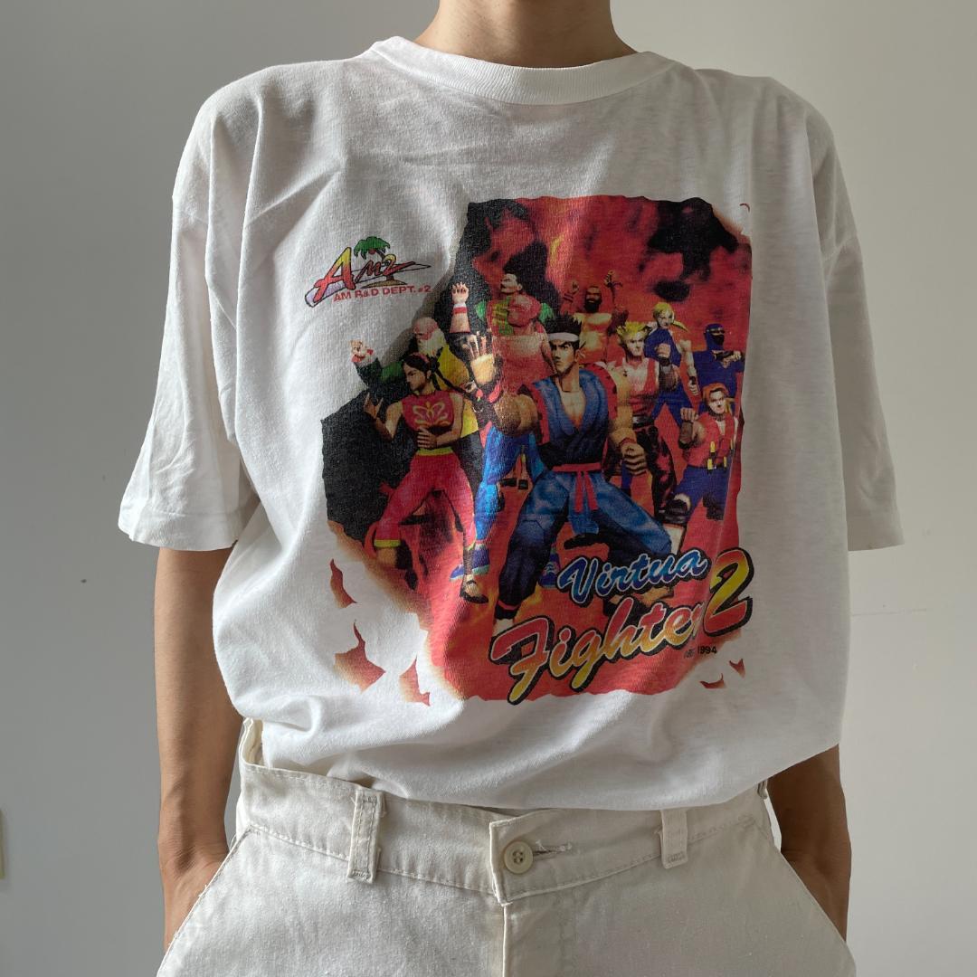 GF641 90s SEGA Tシャツ ゲーム バーチャファイター2 ビンテージ