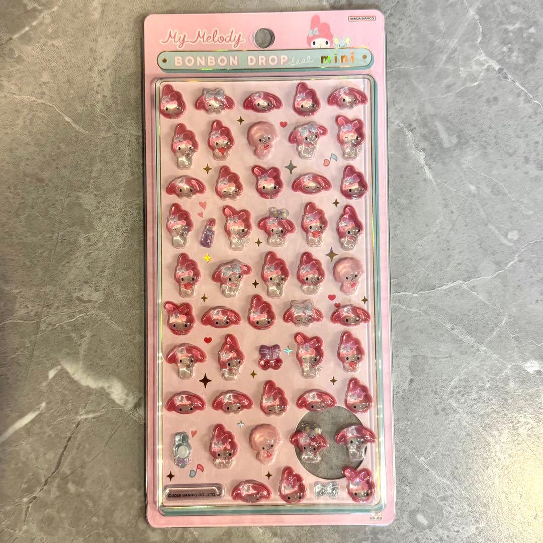 【国内正規品】サンリオ　ボンボンドロップシールmini コンプ 8種　セット