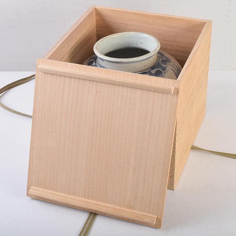 朝鮮美術 李朝 高麗白磁 染付 花文 壷 時代箱付 F R9160B - メルカリ