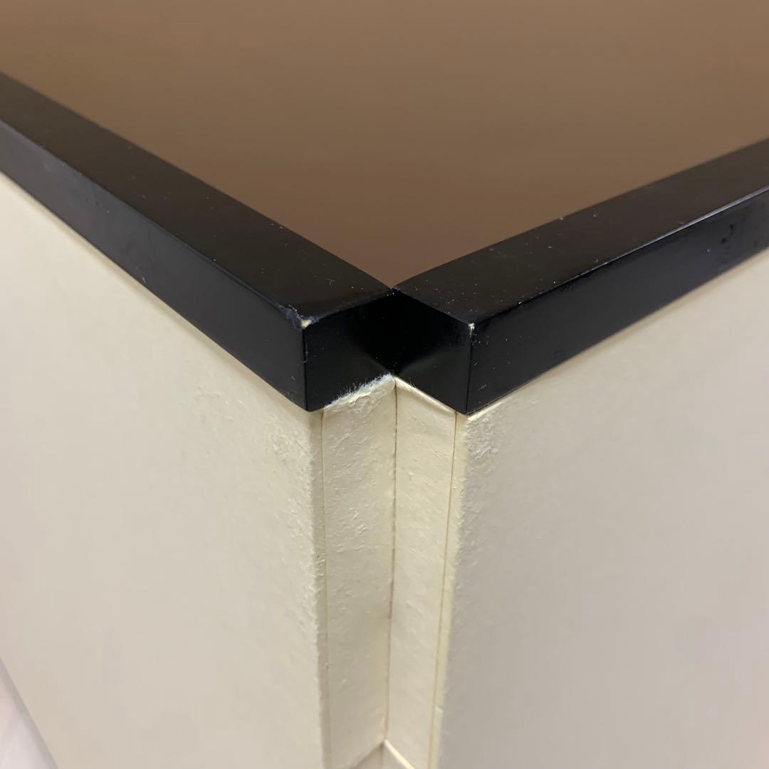 美品】 茶道具 風炉先屏風 風炉先 総張 裏白 黒塗枠 雲鵬 - メルカリ