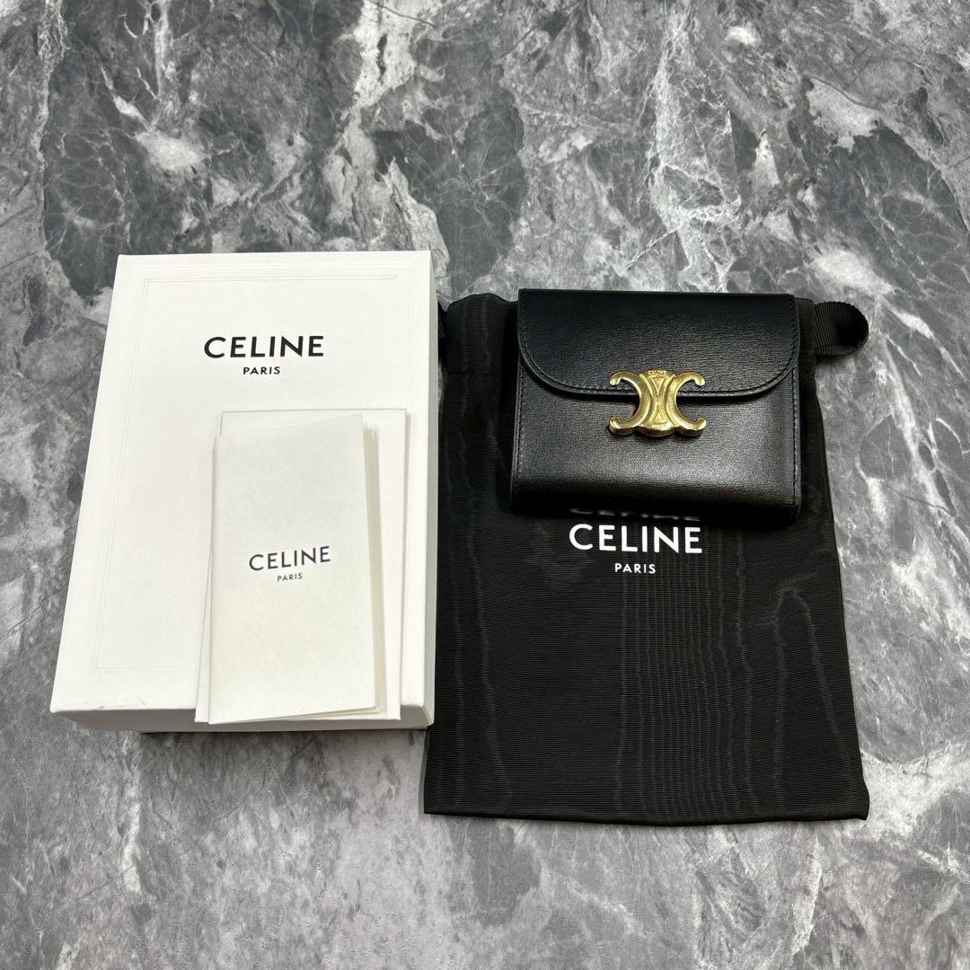 みつ ✨セリーヌ　トリンオフ　三つ折り財布