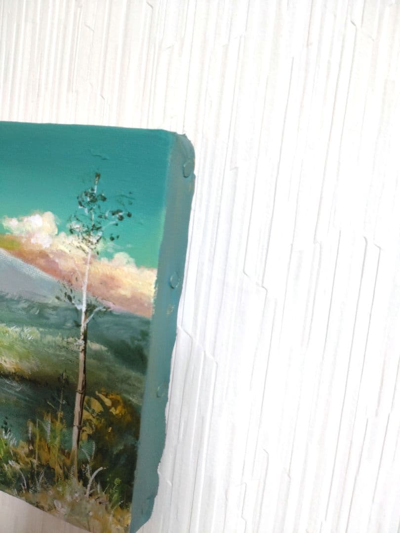 異世界の油絵【黄泉川】1点物の原画/作者サイン入り◆サムホールサイズ