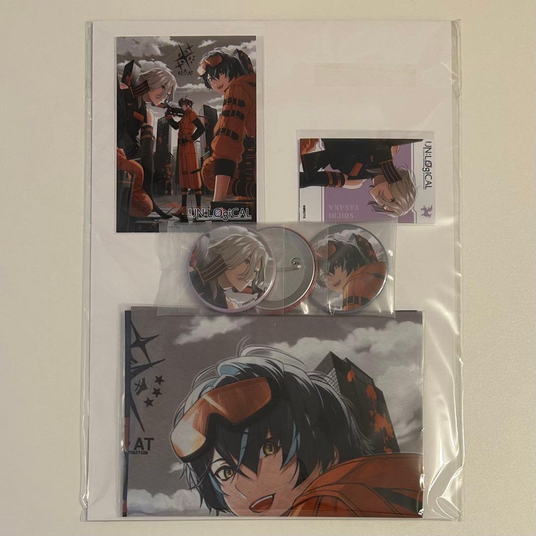 UN:LOGICAL アンロジカル アニメイト 特典 缶バッジ カード ポスター