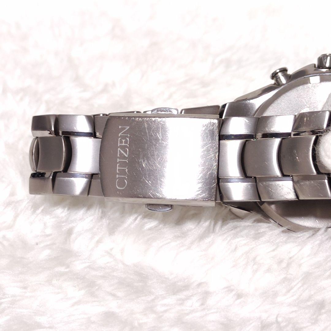 【稼働品】CITIZEN オルタナ エコドライブ クロノ デイト チタン