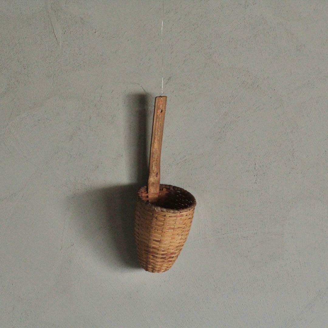 竹 掛花入れ 花器 古道具 アンティーク