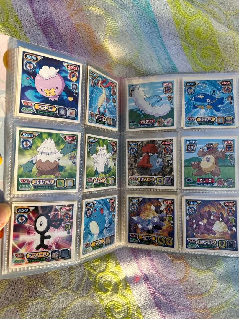 【匿名配送】ドラゴンボール シール列伝　ファイル　シール　ポケモン　シール