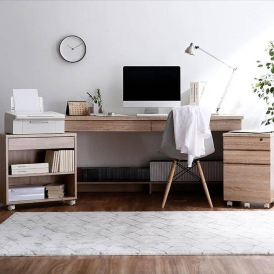 SALE❤️超美品❤️マールブランド ロウヤ システムデスク 3点セット