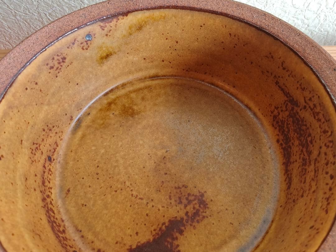 山本教行 深皿 グラタン皿 陶器 民芸 民藝 バーナード・リーチ ① 岩井窯