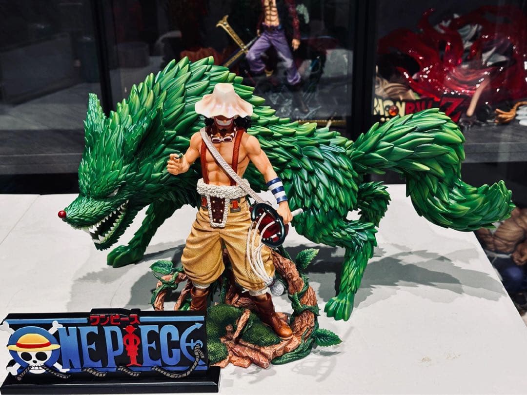 ワンピース ウソップ 衝撃狼草 フィギュア 塗装済み ガレージキット