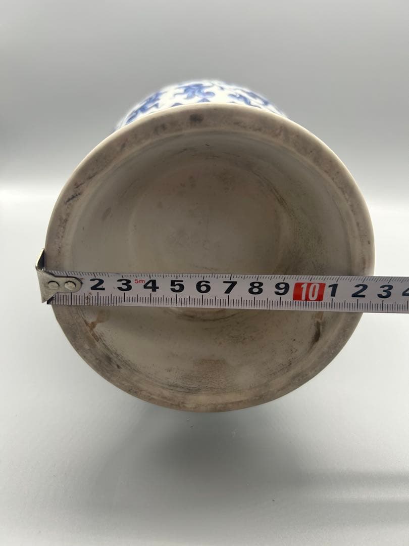 骨董美品】中国古代 青花模様 壺