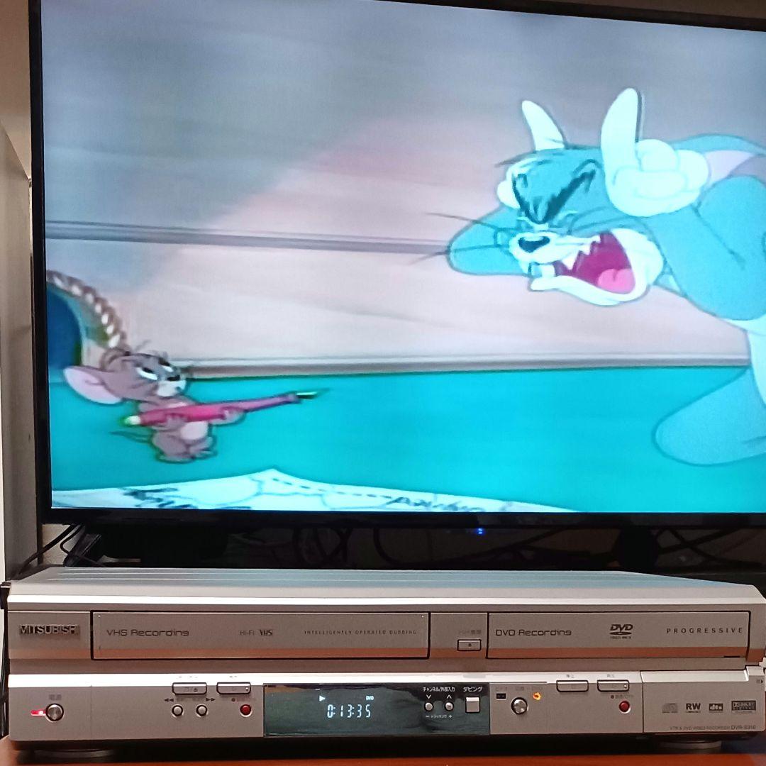 三菱 ビデオ一体型DVDレコーダー DVR-S310　【説明書付き】
