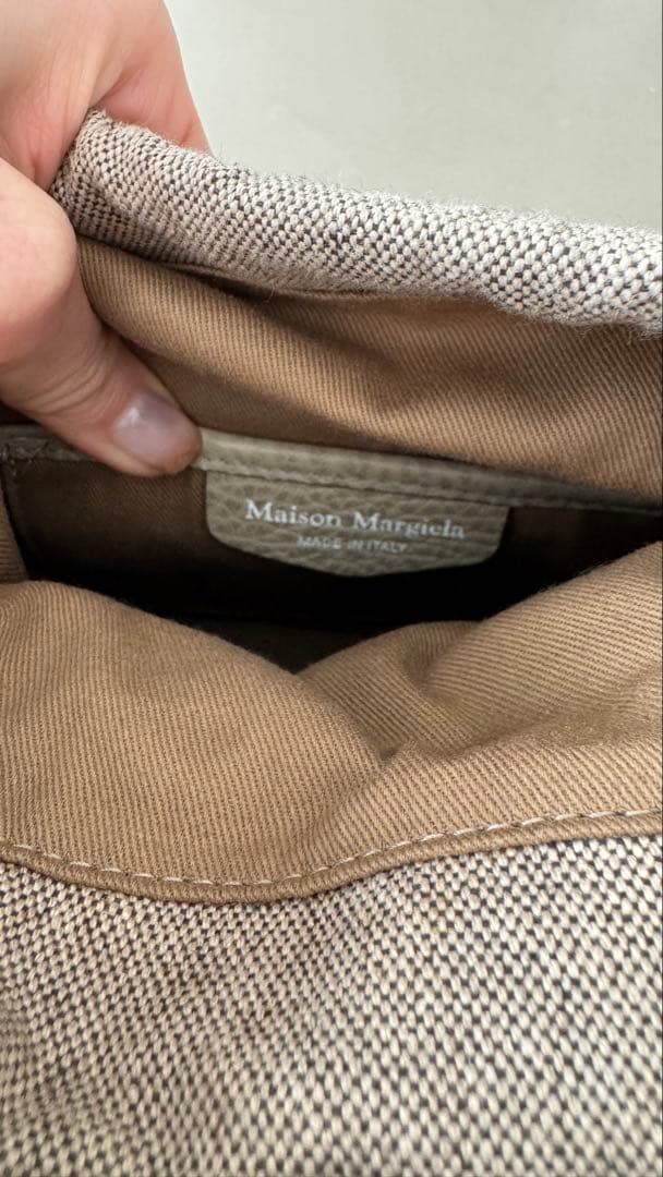 メゾンマルジェラ 5AC バケットバッグ ベージュ