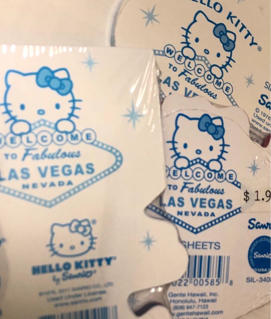 SANRIOレトロ キティ ラスベガス 【新品】付箋3点セット 海外 SANRIO