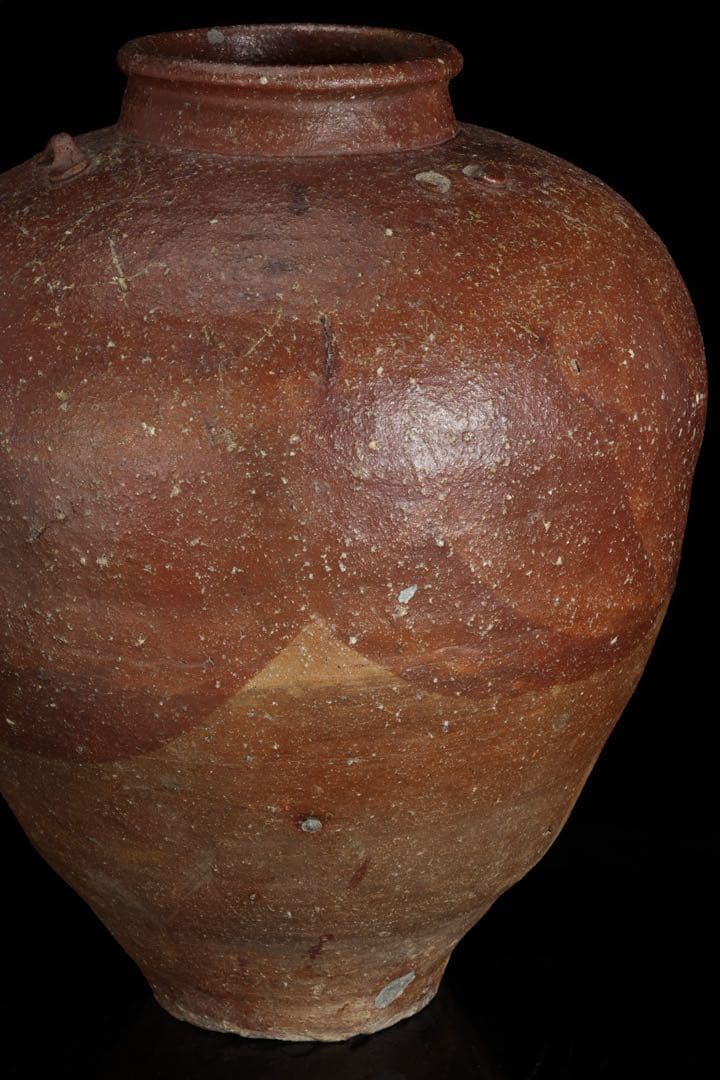古陶 耳付 大壺 焼締 大型42cm 飾壺 時代壺 古壺 民藝 古美術 骨董品
