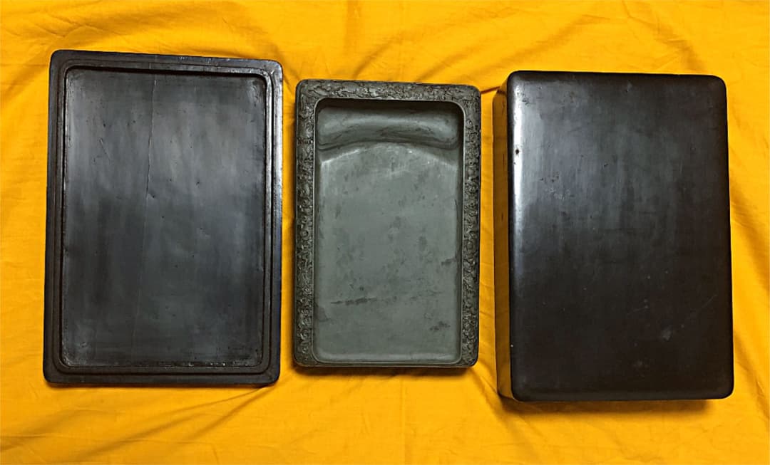 古硯】緑端渓硯 乾隆五十三年(1788) 仲春月 小山一桂