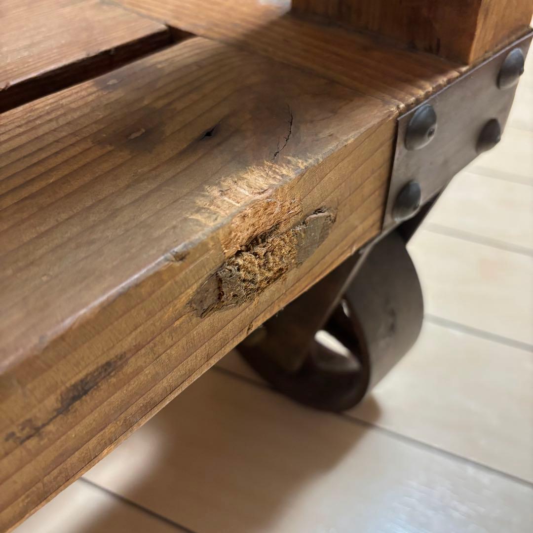 vintage インダストリアル ファクトリー 作業台 送料込 - メルカリ