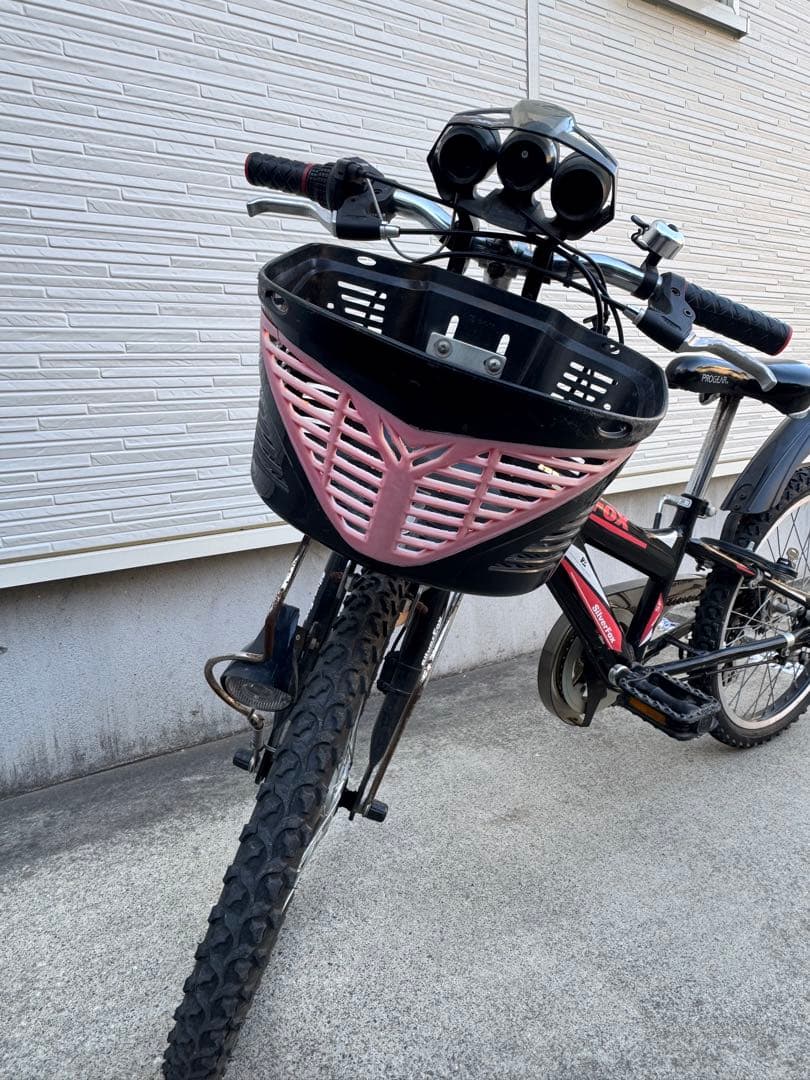 キッズサイクル 20インチ 前面バスケット付き