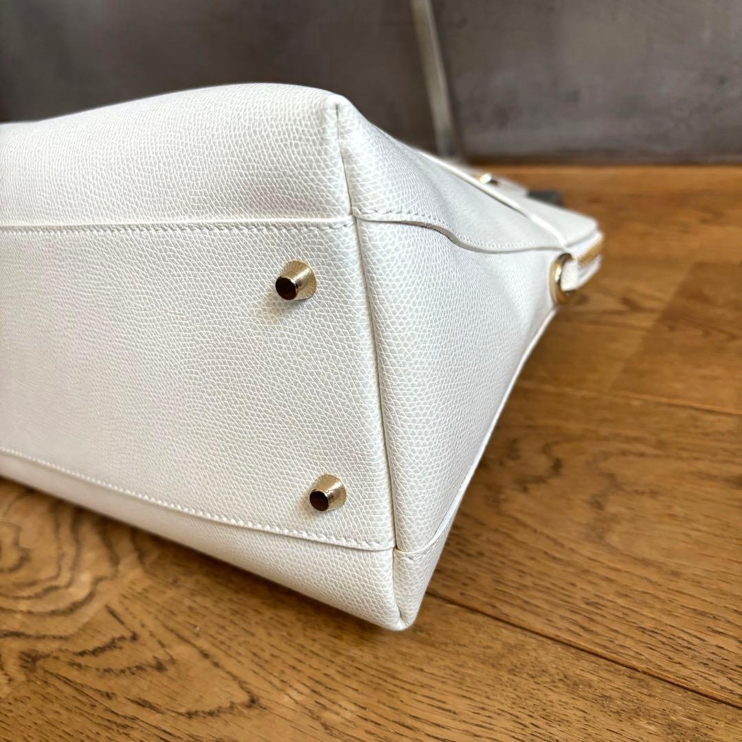 よっぴたん 　FURLA フルラ　パイパー　白　ホワイト　ショルダーバッグ