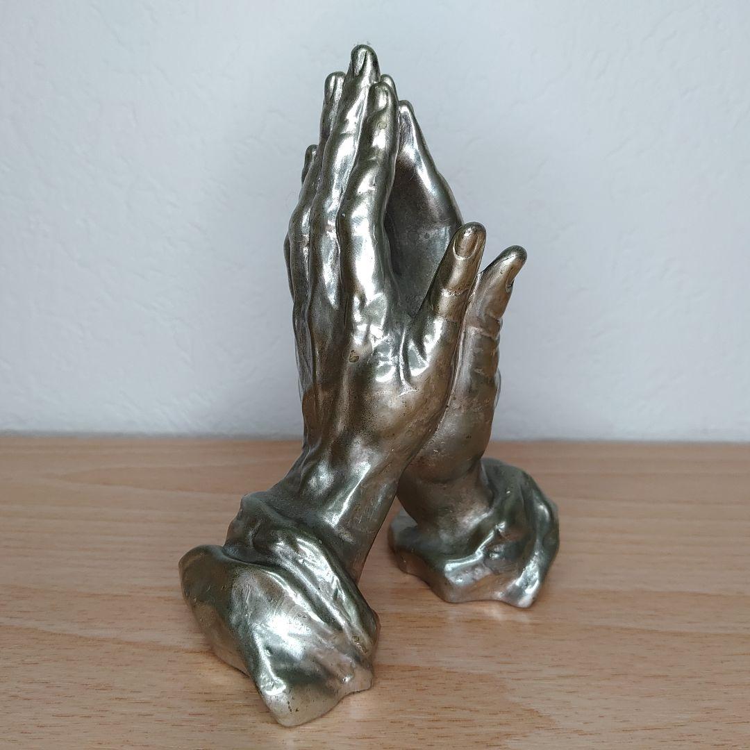 祈りの手 プレイハンド インテリア置物 アンティーク調 - メルカリ
