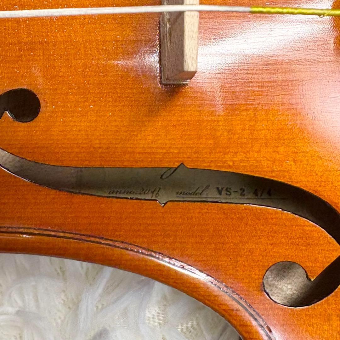 美品 カルロジョルダーノ バイオリン VS-2 4/4 ケース 肩当 弓 松脂