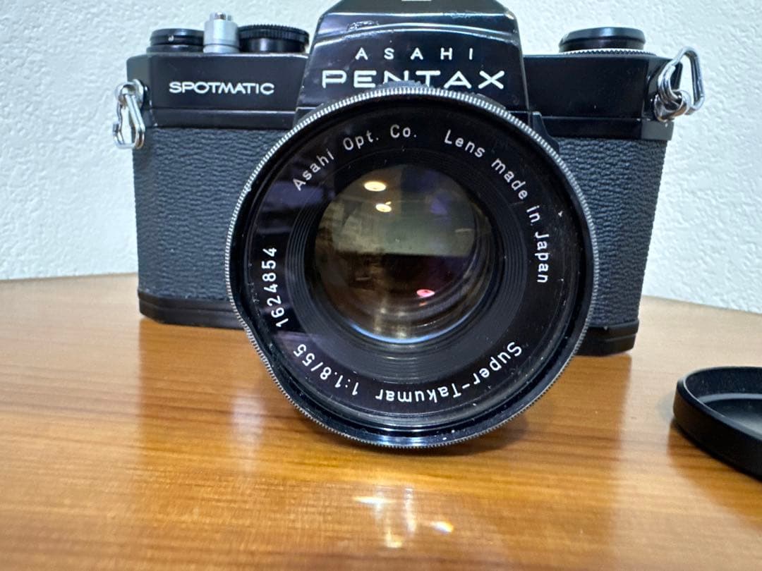 即撮影可能 フィルムカメラ Pentax SP レンズ3個付き レンズ(ズーム