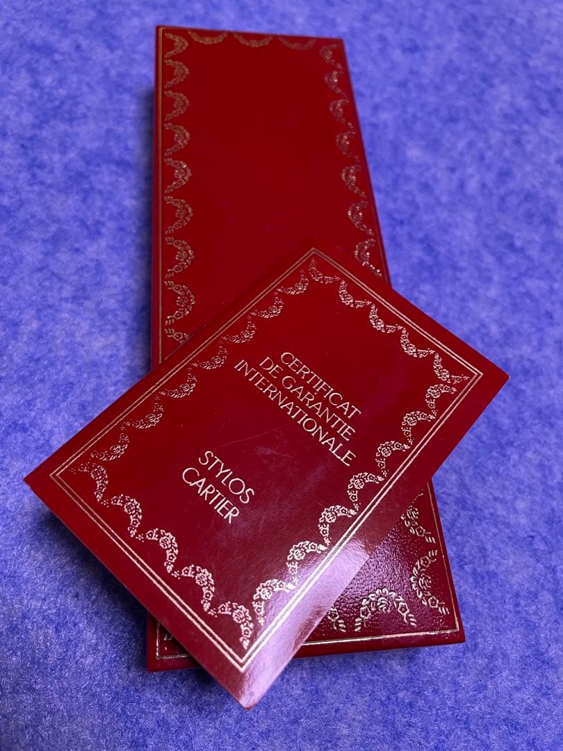 【新品・未使用】カルティエツイスト式マストボールペンゴールド証明書付き 黒インク