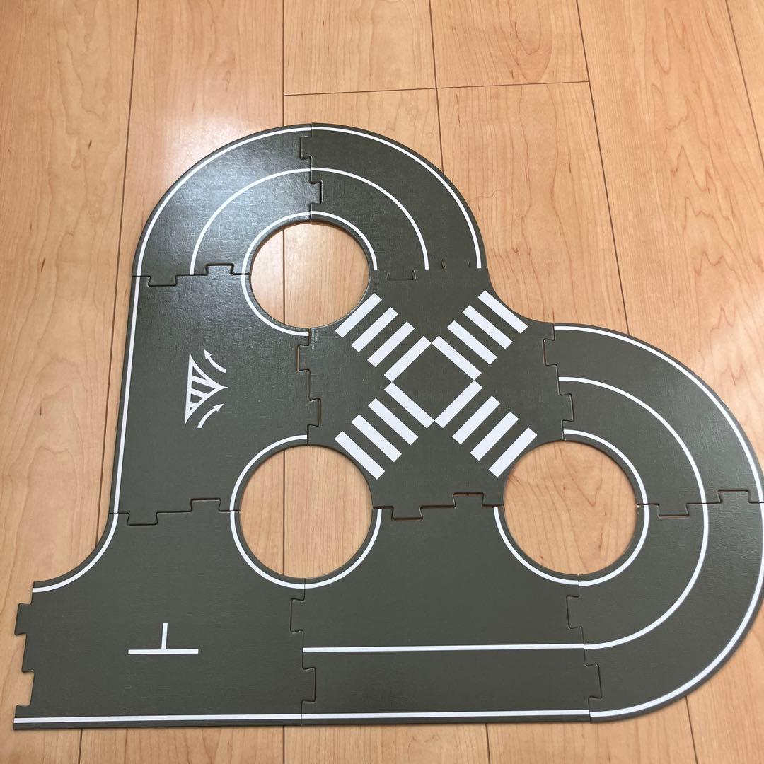 トミカタウン 洗車場 交番 駐車場 信号機×2 歩道橋 つながる道路