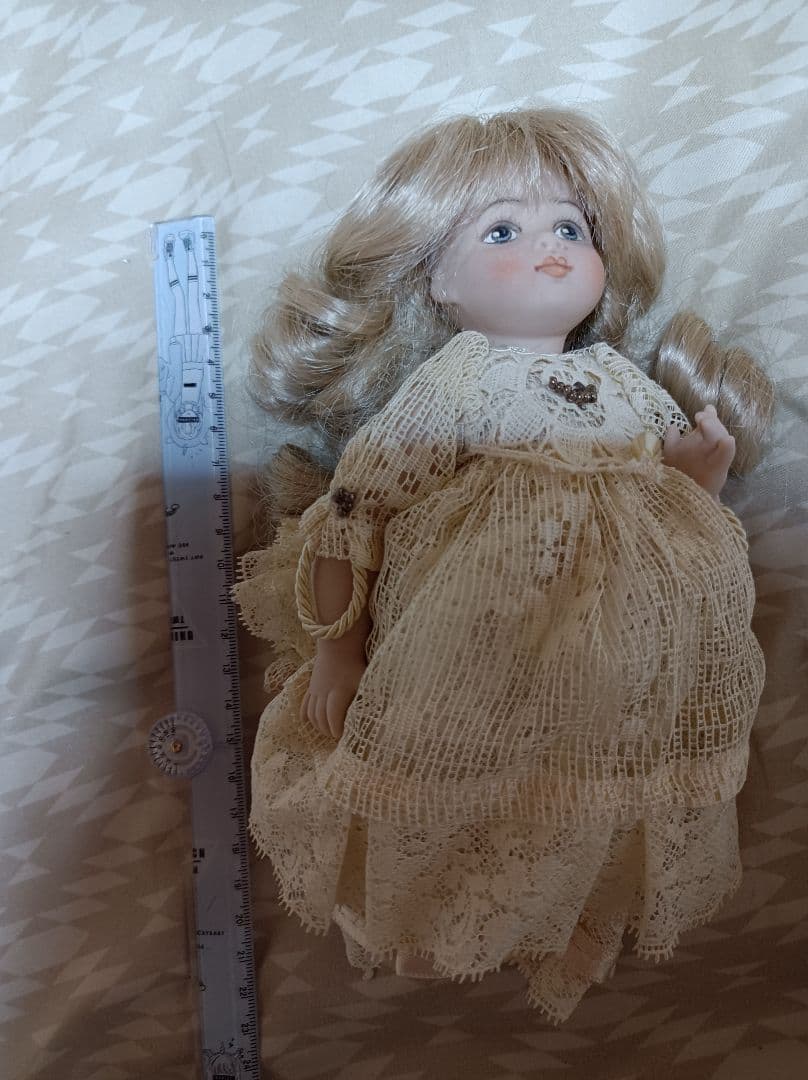 ビスクドールミニョネットアンティークドール 陶器人形球体関節人形