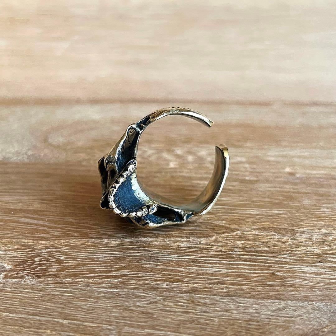 呪具屋 ジュグヤ メメントモリ スカル リング 約17号位