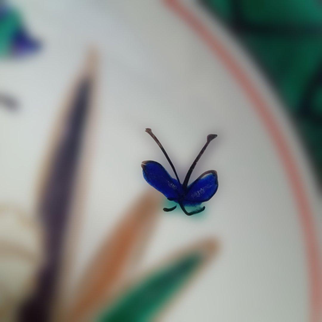 九谷(10客)　古九谷　古道具　台所用品　食器　骨董　丸皿　浅皿　伝統工芸　角福