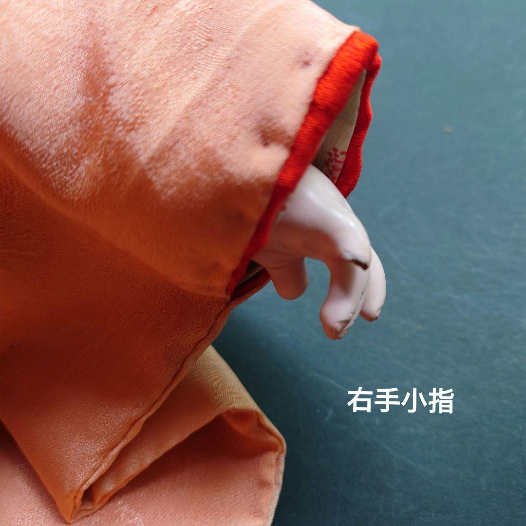 極上 市松人形 大正から昭和初期 爪切りつき 白木屋特製 羽衣 人毛 約