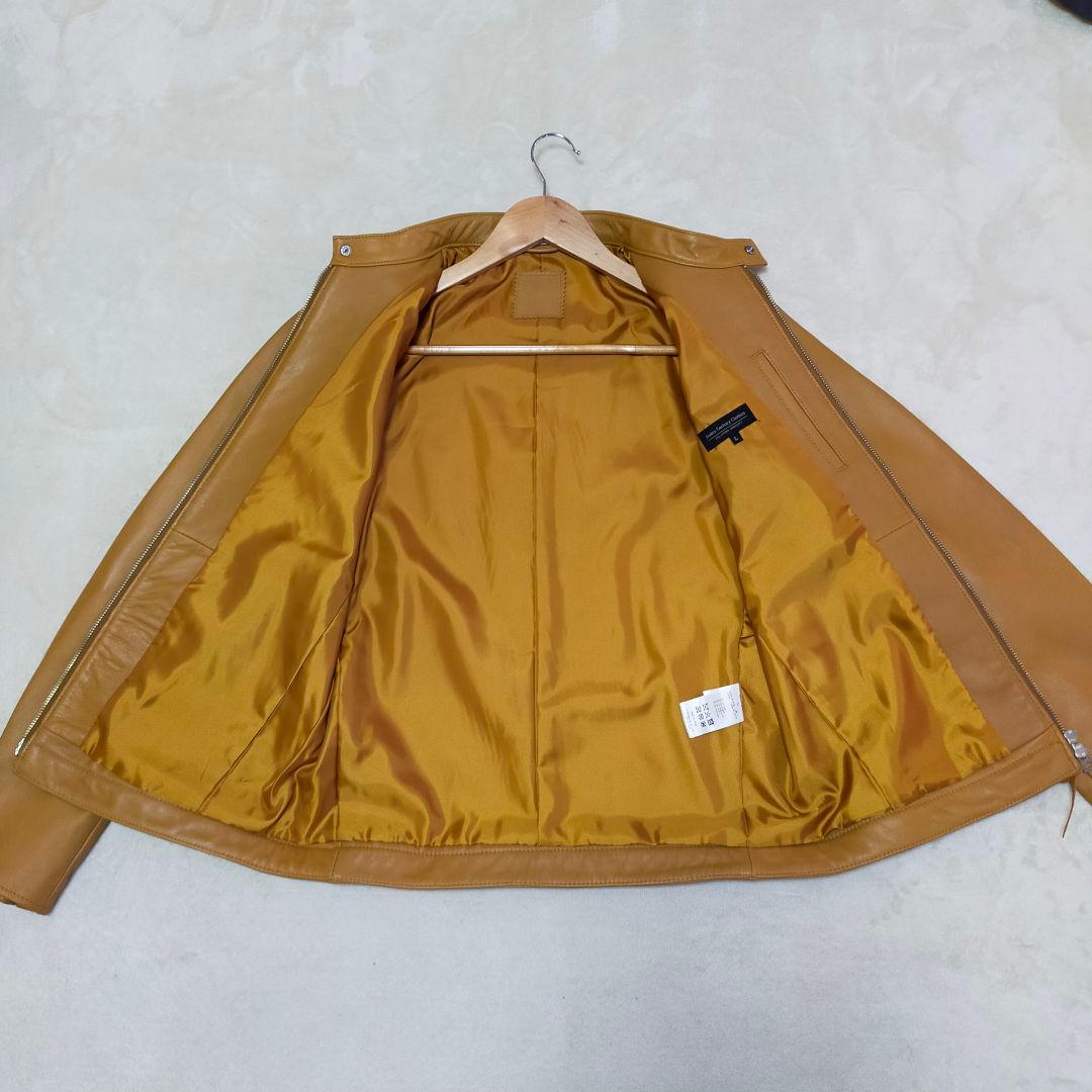 美品 ジーンズファクトリー Lサイズ 羊革 シングルライダース