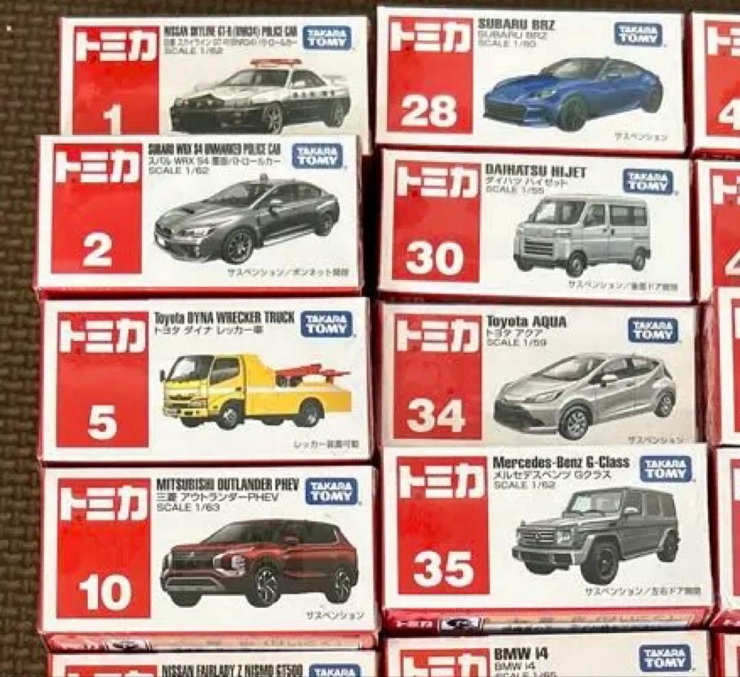 トミカ 36台 まとめ売り 新品・未使用品 - メルカリ